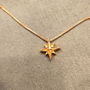Alex and Ani Wonder Woman Rose Gold Star Pendant Necklace
